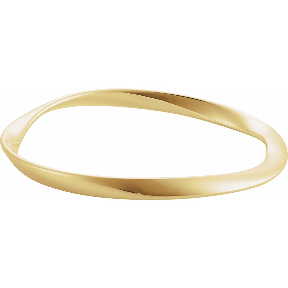 Wavy Bangle 7 1/2" Bracelet