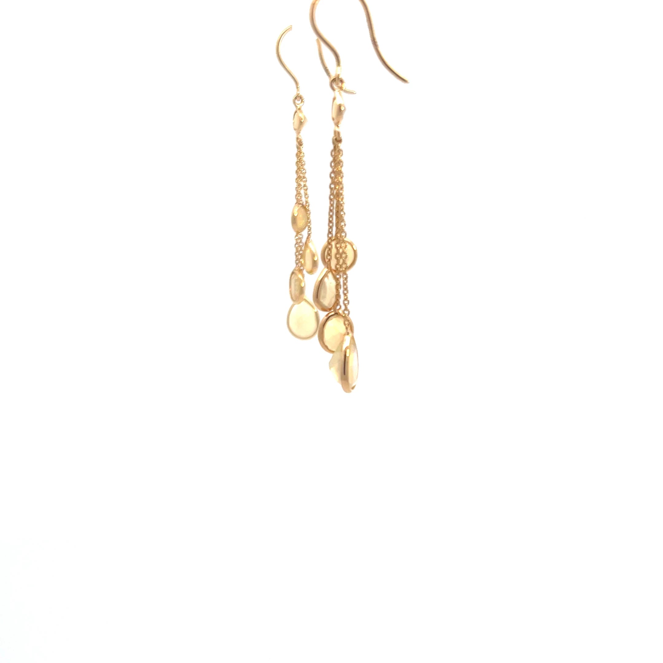 Opal drop earrings
