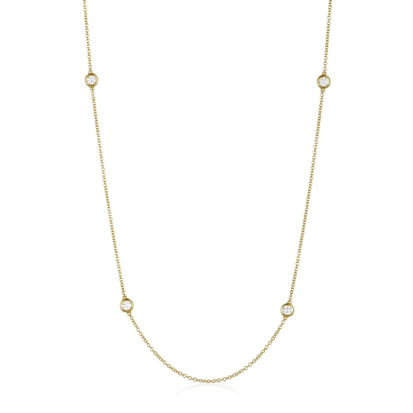 Diamond Station Necklace