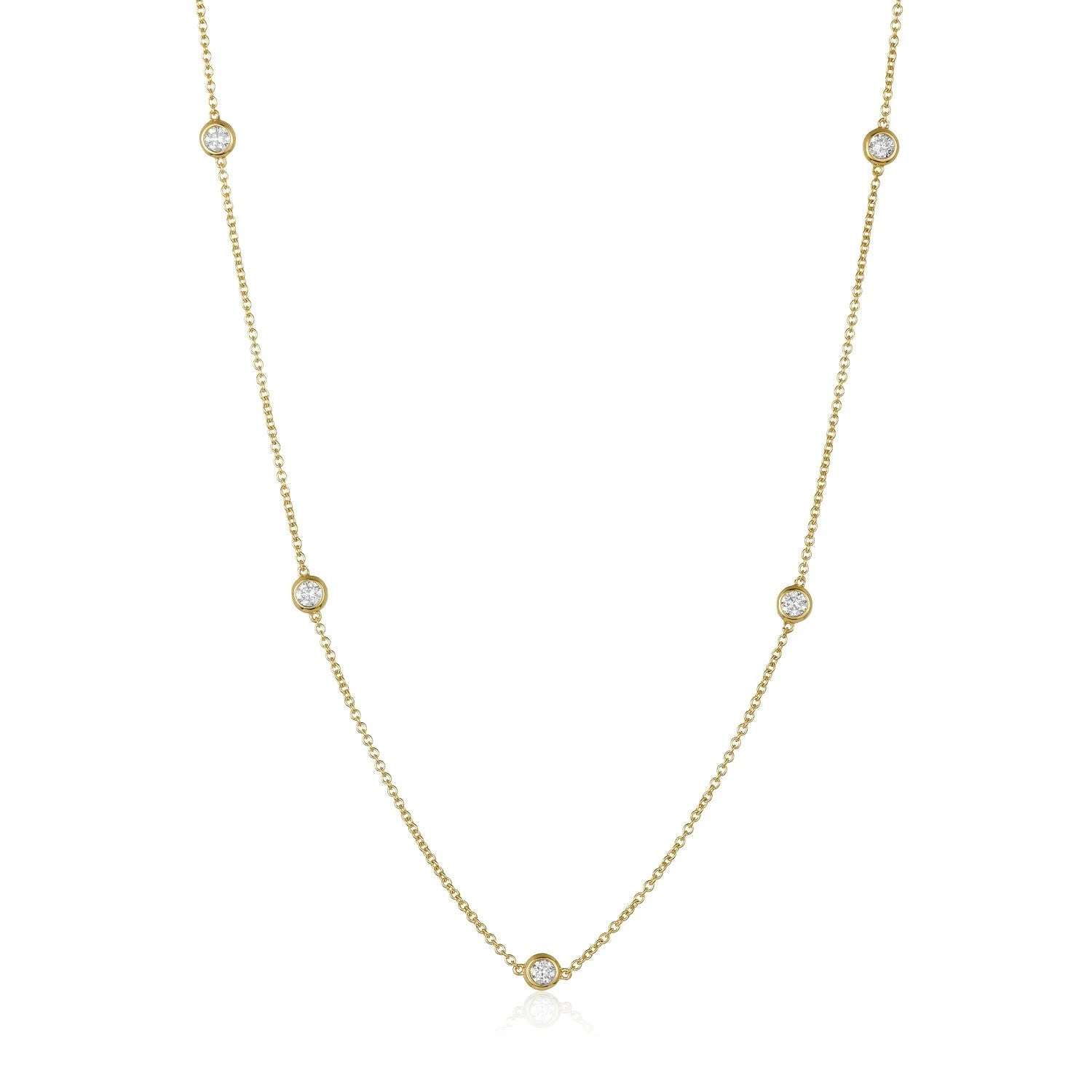 Diamond Station Necklace