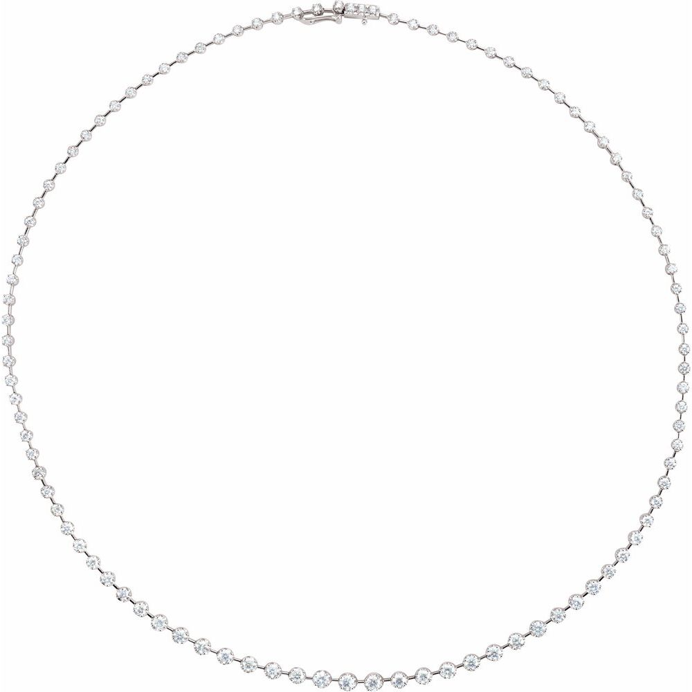 5 Carat Natural Diamond Necklace