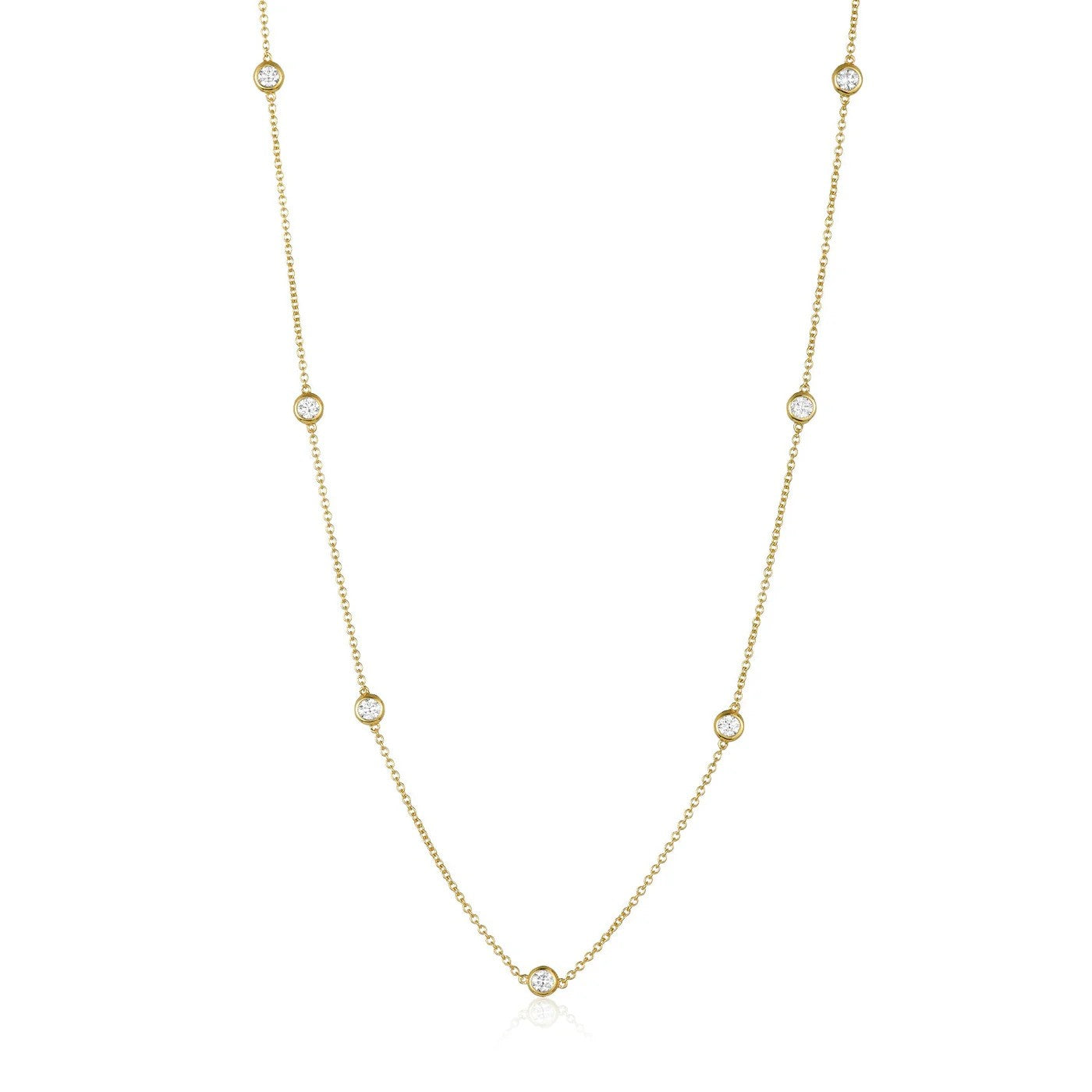 Diamond Station Necklace