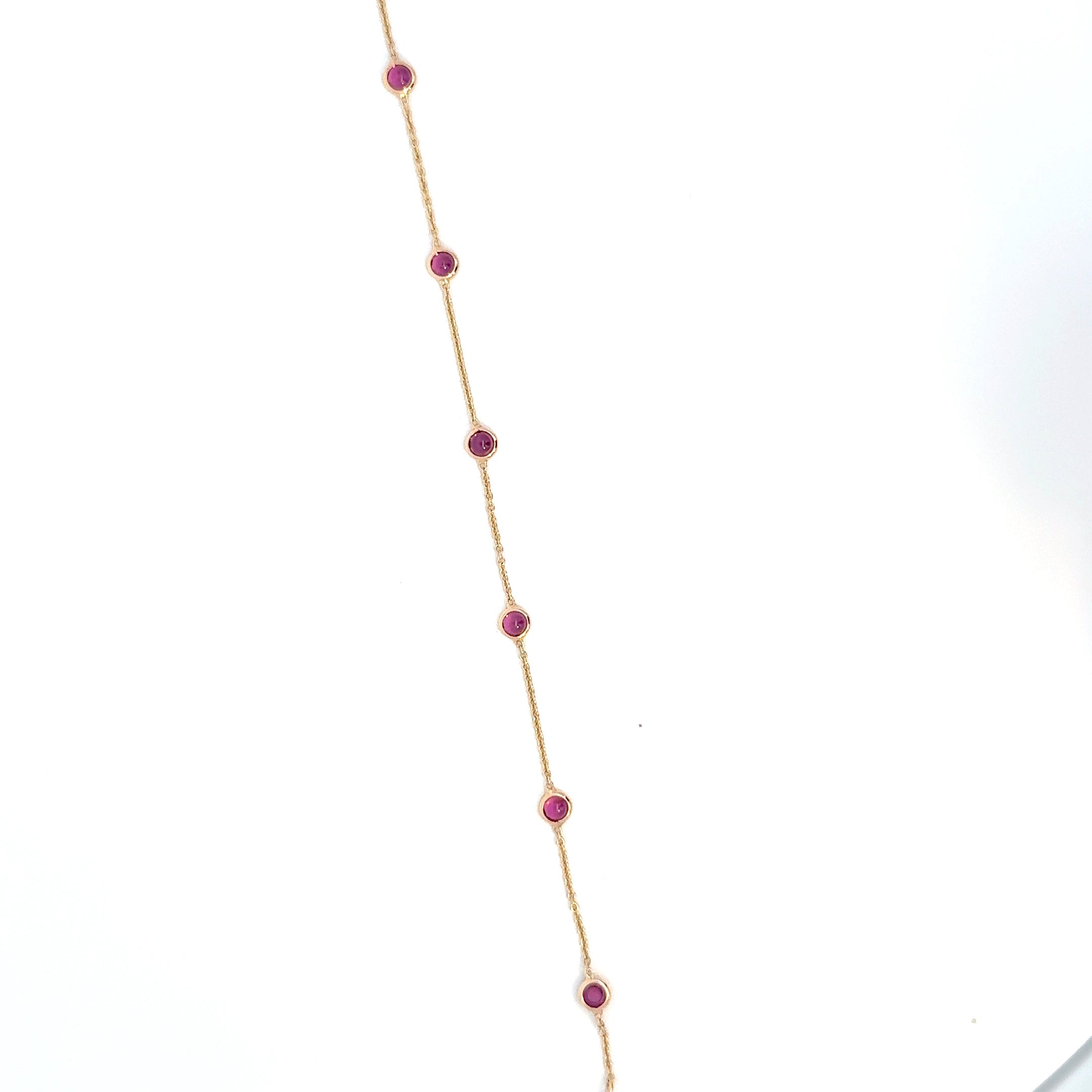 Bezel Set Birthstone Bracelets
