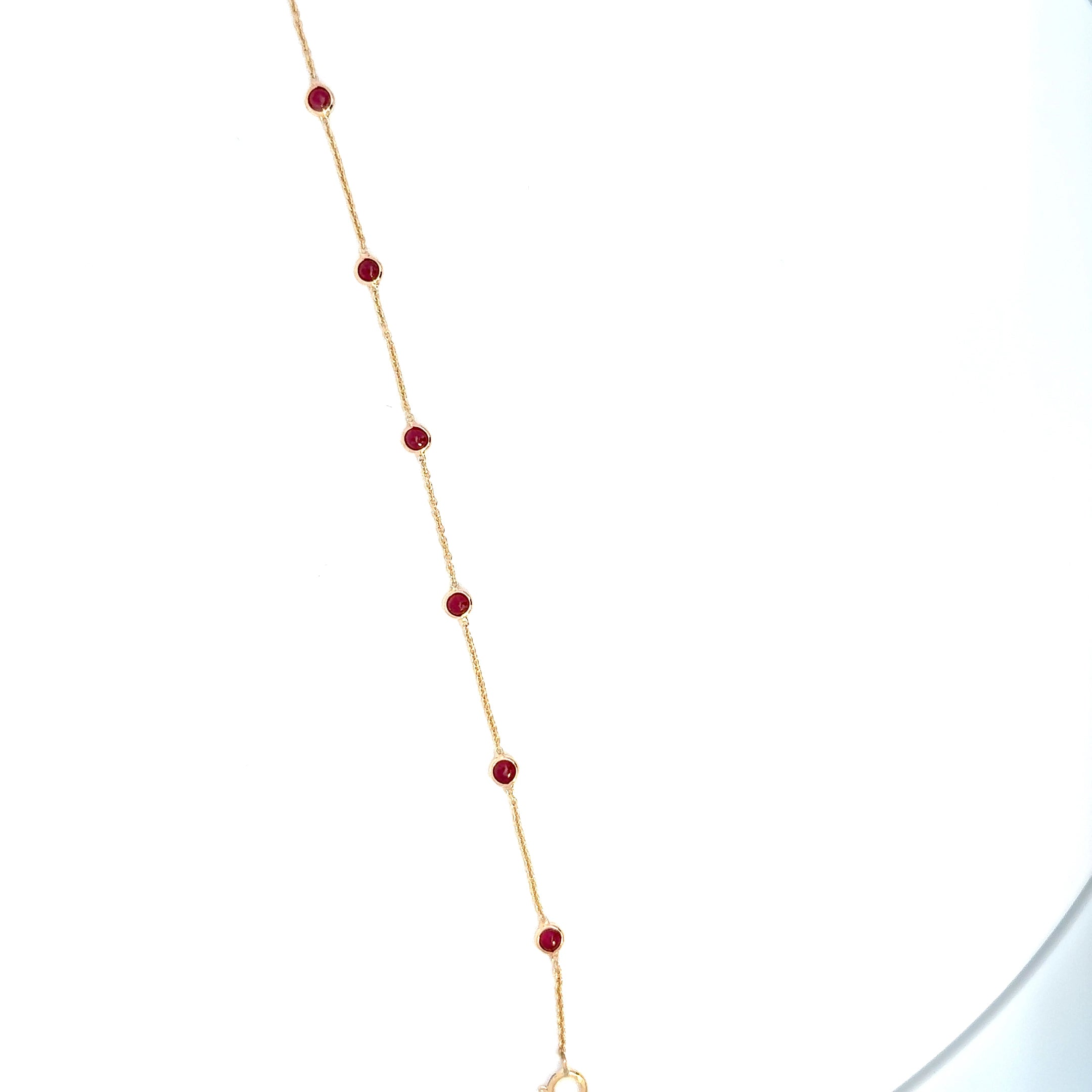 Bezel Set Birthstone Bracelets