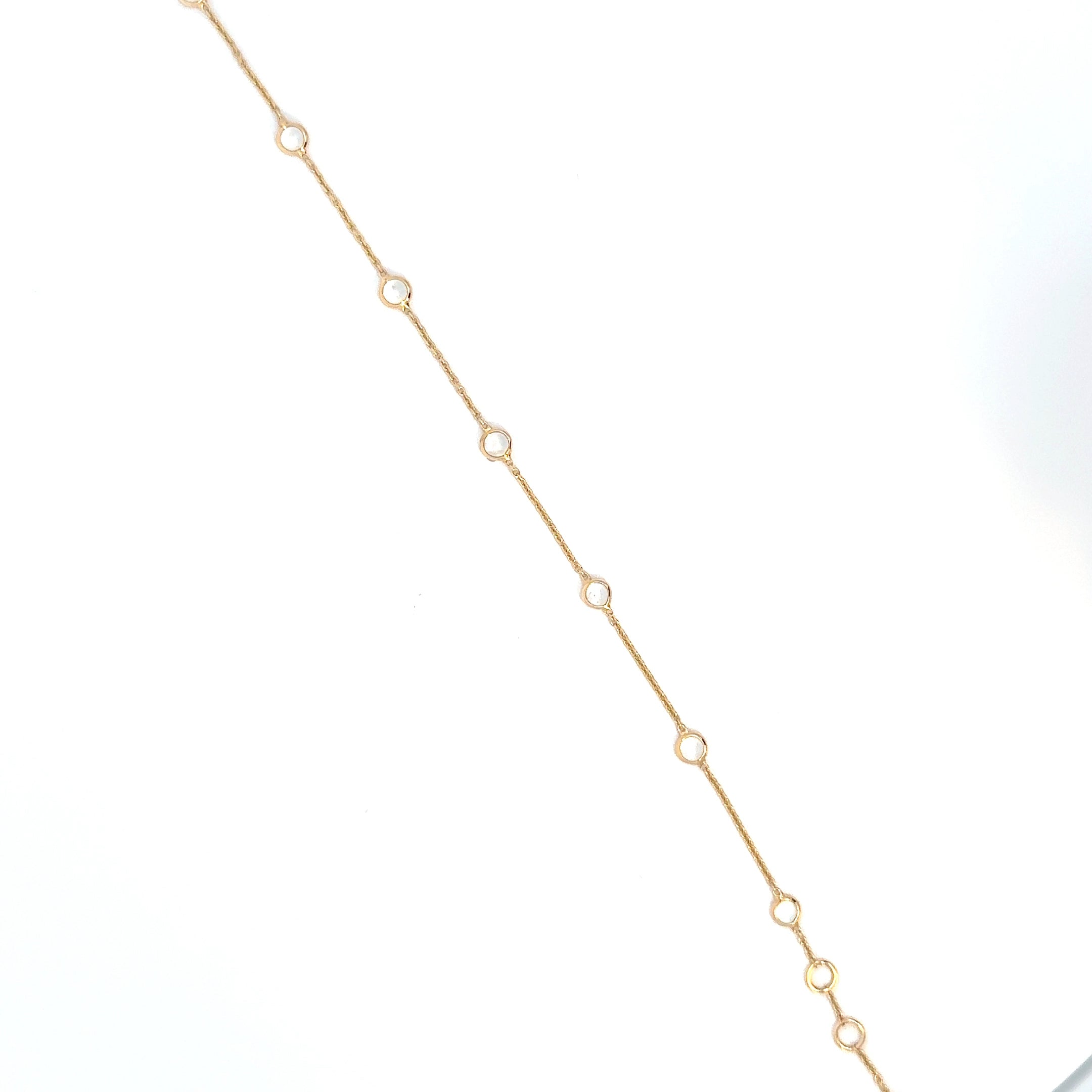 Bezel Set Birthstone Bracelets