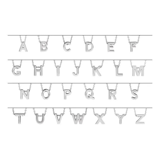 Initial Slide pendant