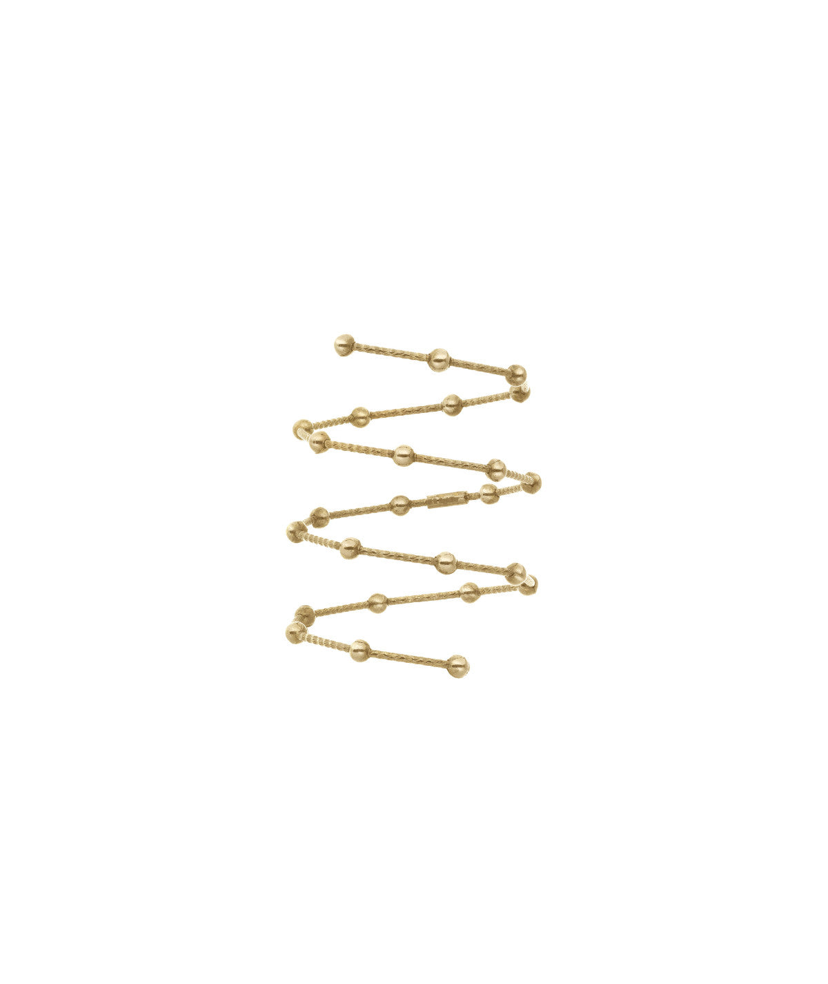 18k Half Spiral Ring