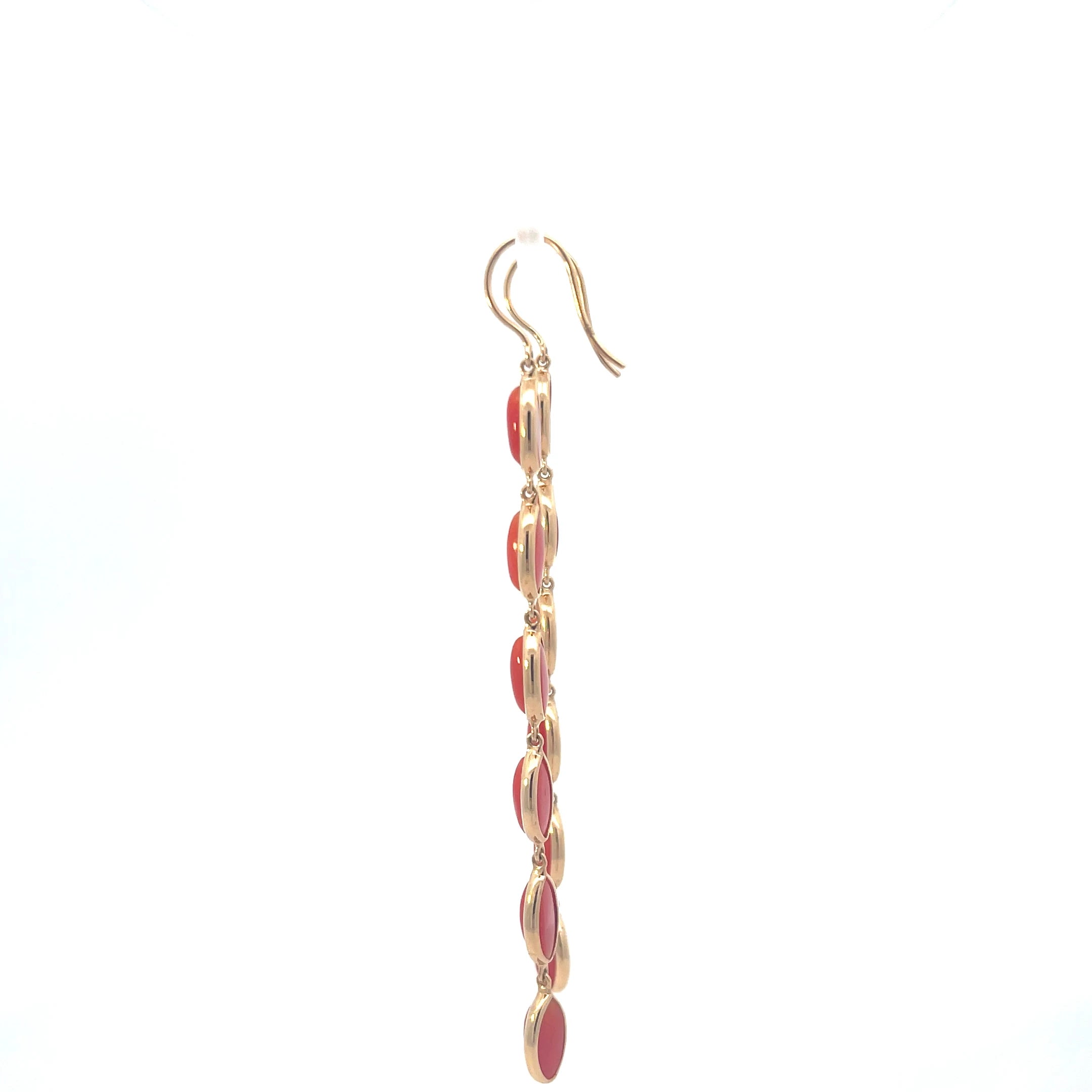 Cascading Coral Earrings