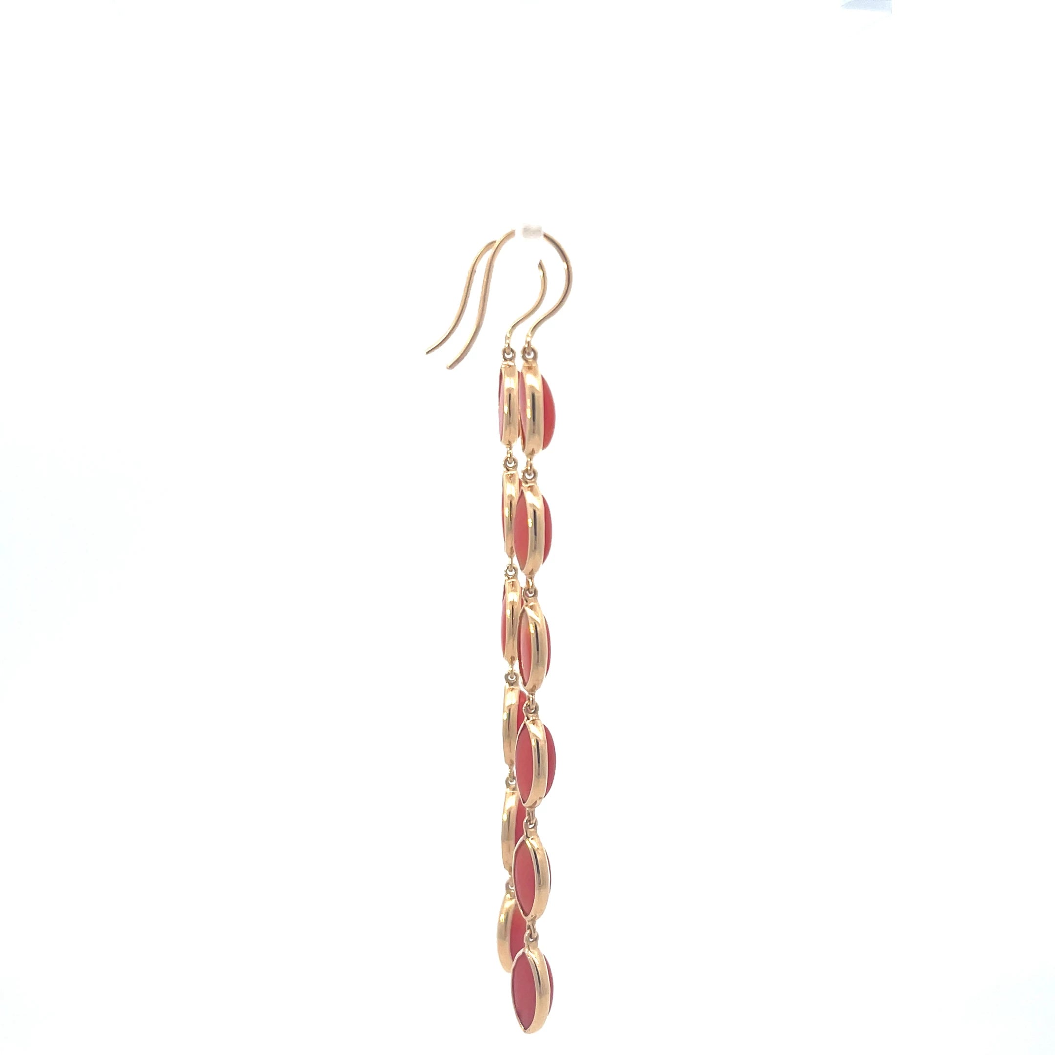 Cascading Coral Earrings