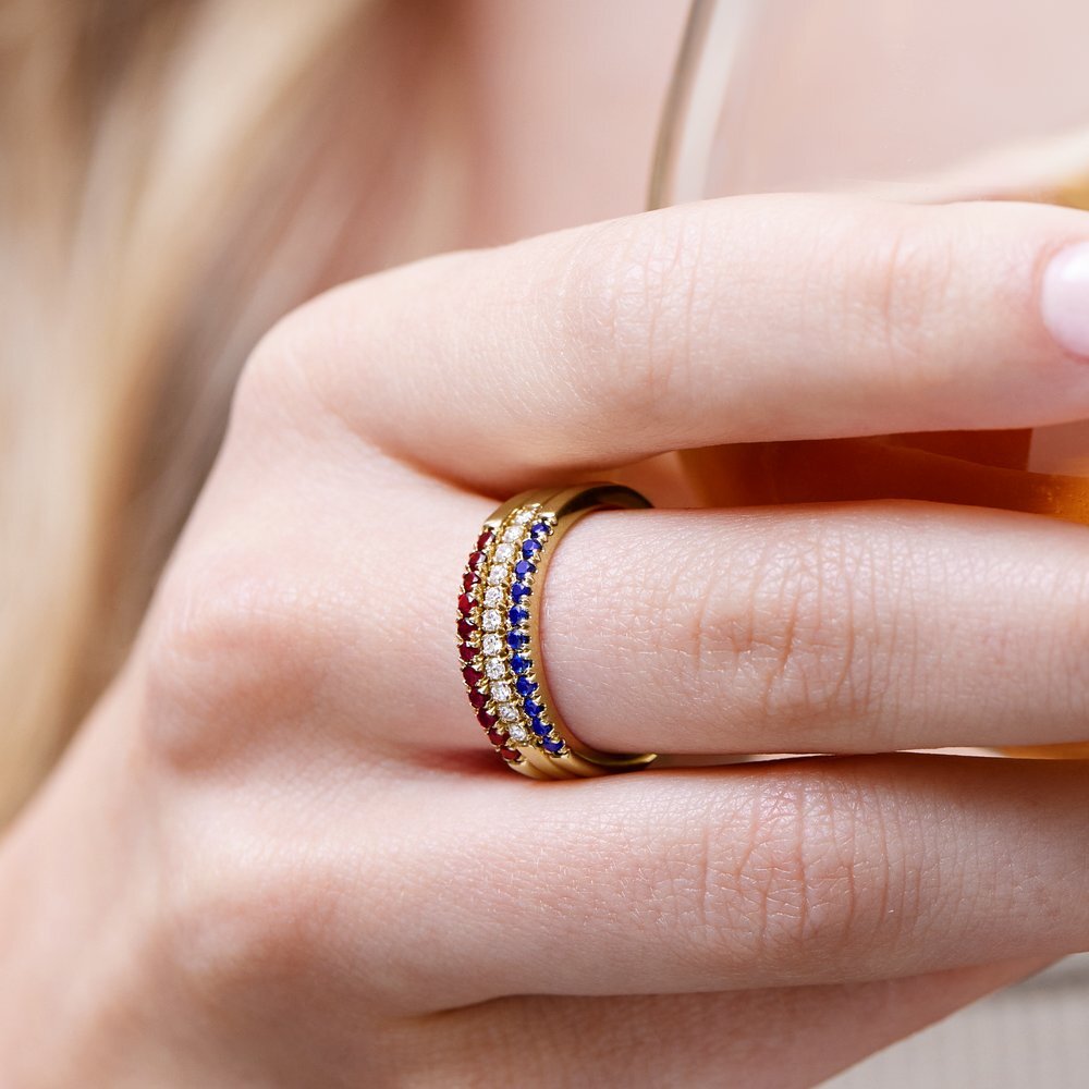 Natural Pink Tourmaline Ring